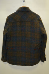 2015 A/W TMT C.P.O WOOLCHECK COAT NAVY