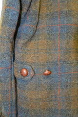 2015 A/W TMT C.P.O WOOLCHECK COAT NAVY