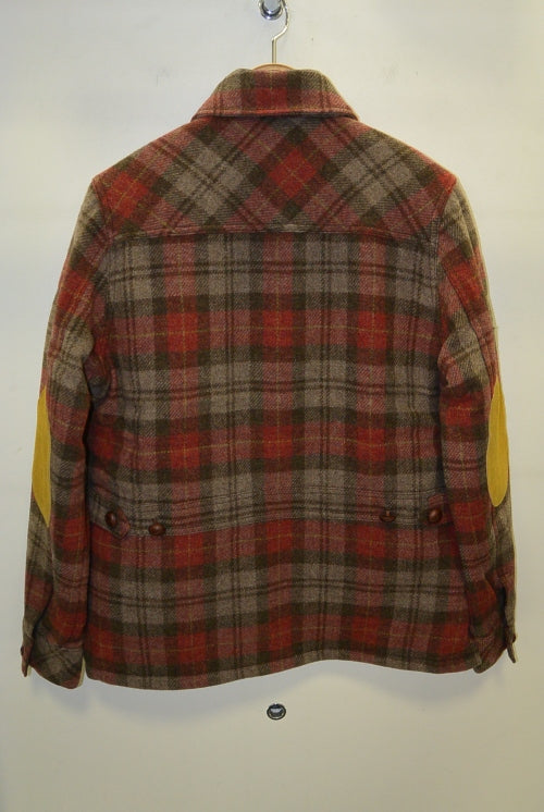 2015 A/W TMT C.P.O WOOLCHECK COAT RED