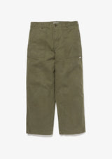 2026 A/W WTAPS WRKT2001 / TROUSERS / COTTON. TWILL