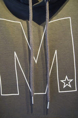 2017 A/W M pull over hood parka (frame M) black