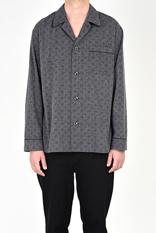 2017 A/W LAD MUSICIAN PAJAMA SHIRT GRAY×BLACK