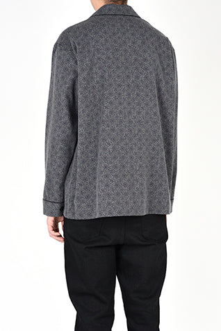 2017 A/W LAD MUSICIAN PAJAMA SHIRT GRAY×BLACK