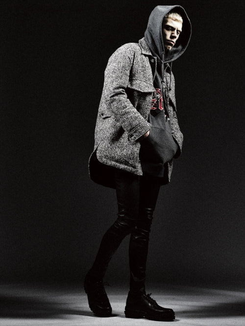 2019 A/W GalaabenD メランジメタリックツイード outer SH