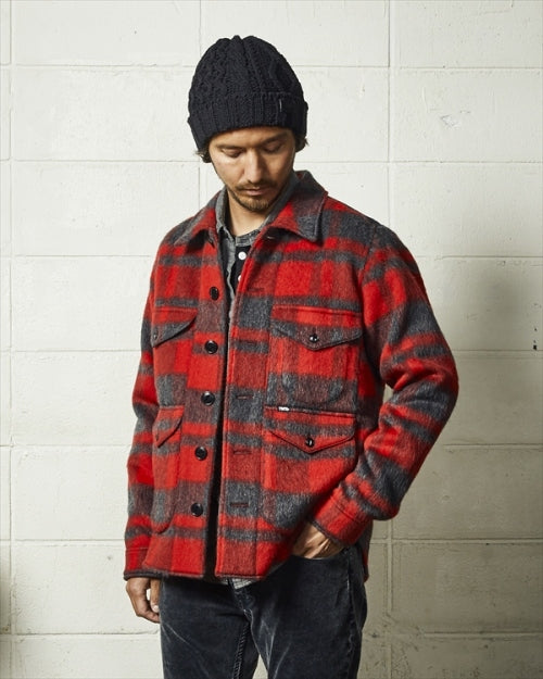 2020 A/W TMT PLAID FUR WORK SHIRTS-TYPE JACKET