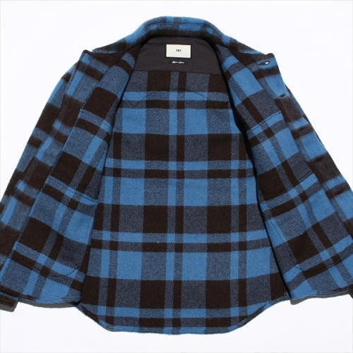 2020 A/W TMT PLAID FUR WORK SHIRTS-TYPE JACKET