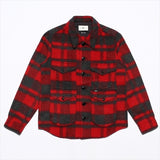 2020 A/W TMT PLAID FUR WORK SHIRTS-TYPE JACKET
