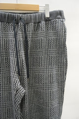 2015 A/W JAMA RICO Glen Check C/S Rib Pants GREY