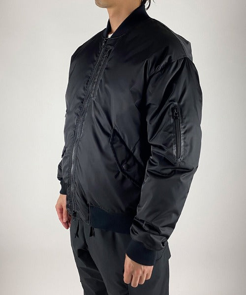2021 A/W NUMBER (N)INE PRINTED ASYMMETRIC POCKET MA-1 