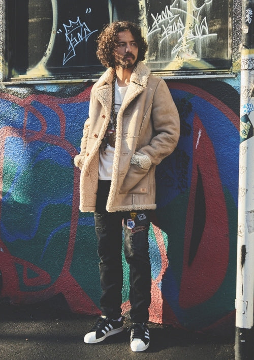2019 A/W TMT ORIGINAL MOUTON RANCH COAT(TJKF1911)