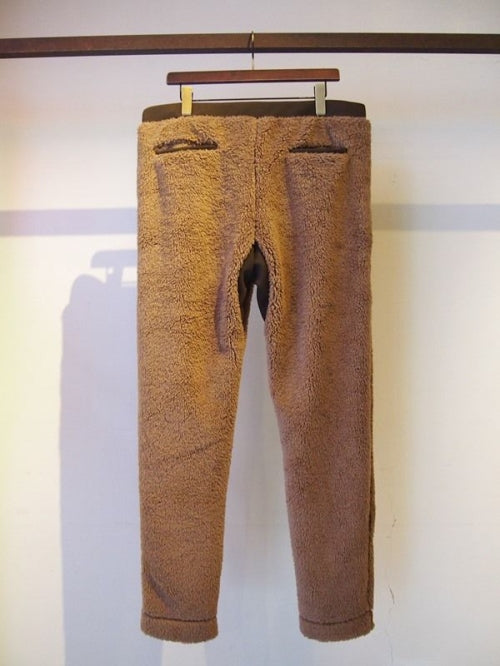 2018 A/W M fleece mountain easy pants brown