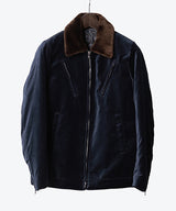 2017 A/W LOUNGE LIZARD VELVETEEN BOA JACKET