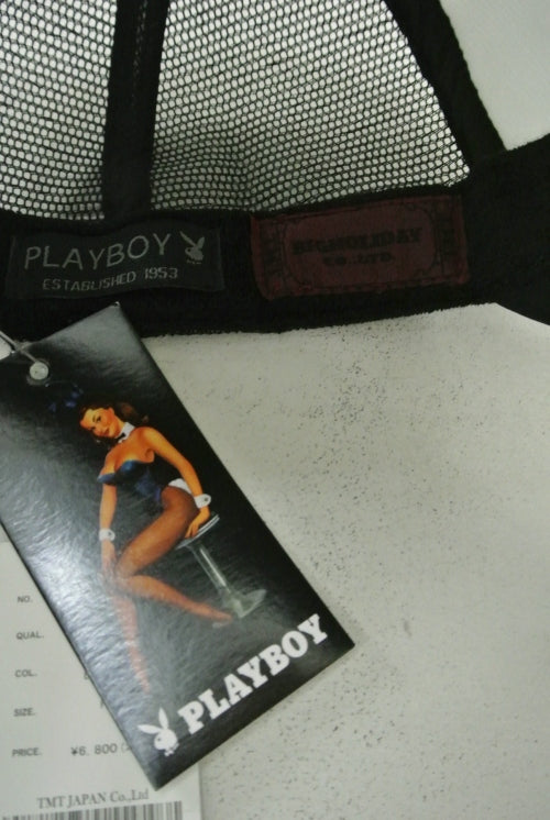 2014 A/W TMT PLAYBOY × TMT MESH CAP BLACK