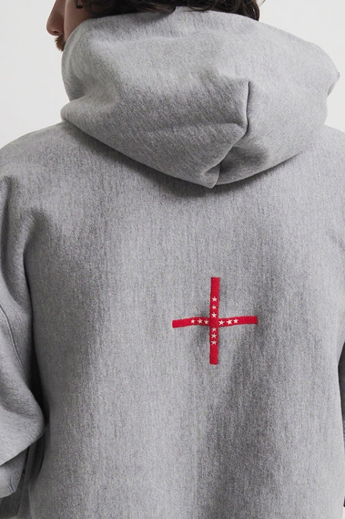 2017 A/W MARBLES Ultra Heavy Drop Shoulder Hoodie #Cross 