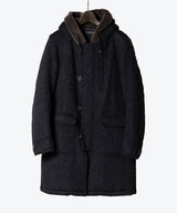 2017 A/W LOUNGE LIZARD WOOL/MOHAIR×SHAGGY B-9 COAT