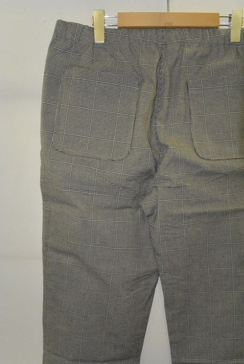 2015 A/W JAMA RICO CHECK EASY PANTS CHIDORI