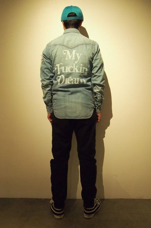 2017 A/W M×Marbles DENIM SHIRT (My Fuckin' Dream)