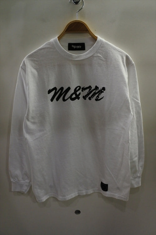 2021 A/W M&M × MASSES PRINT L/S T-SHIRT FL