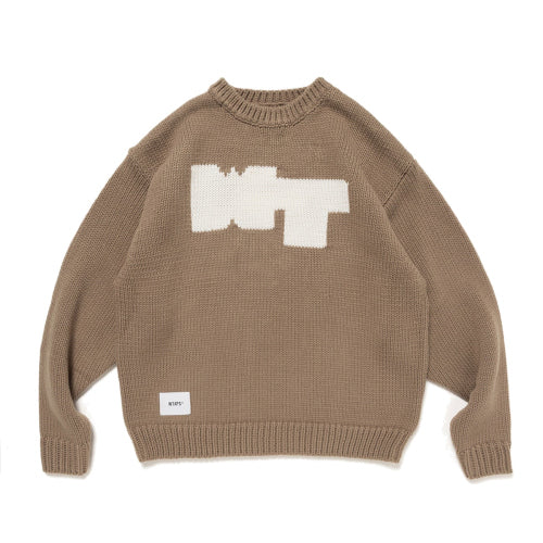RESTOCK 2025 A/W WTAPS CREW NECK CRE / SWEATER / POLY