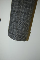 2013 A/W GalaabenD 2/60フラノストレッチチェック tapered PT BLACK×GRAY