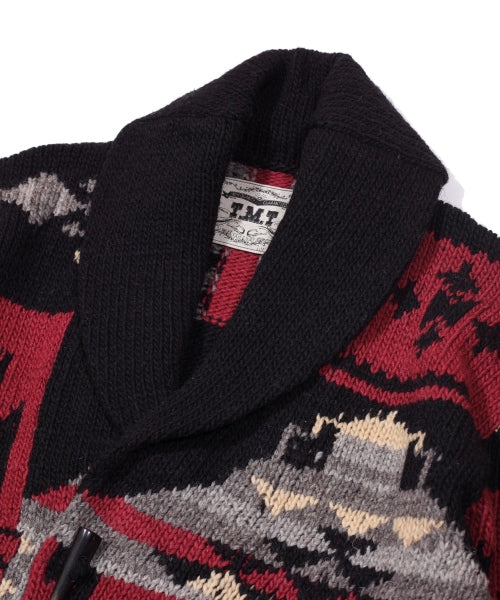 2018 A/W TMT PERUVIAN HANDKNIT NATIVE PATTERN GOWN