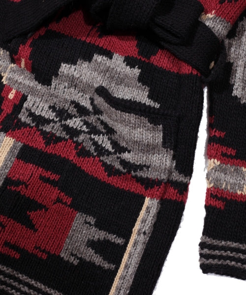 2018 A/W TMT PERUVIAN HANDKNIT NATIVE PATTERN GOWN