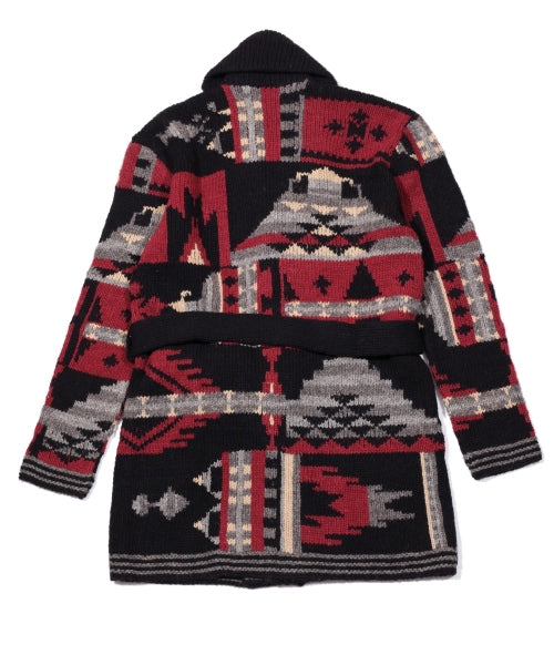 2018 A/W TMT PERUVIAN HANDKNIT NATIVE PATTERN GOWN