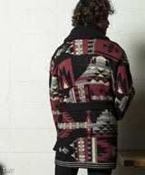 2018 A/W TMT PERUVIAN HANDKNIT NATIVE PATTERN GOWN