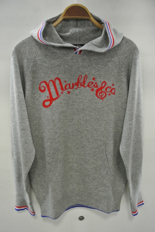 2014 A/W MARBLES 「Cashmere Knit Parka」TOP GRAY