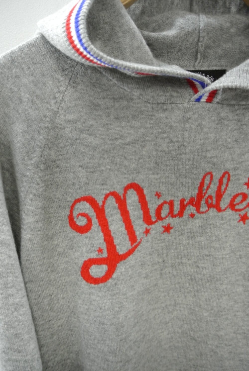 2014 A/W MARBLES 「Cashmere Knit Parka」TOP GRAY