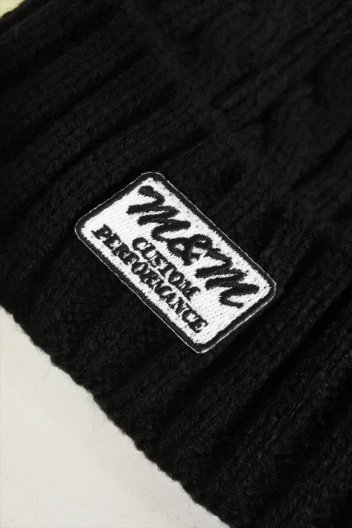 2023 A/W M&M CABLE KNIT CAP