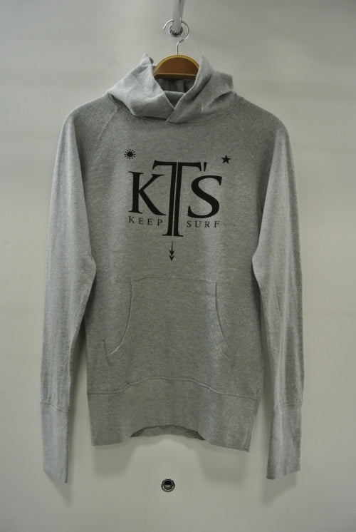 2014 A/W MARBLES GAUZE MINI HOODED PARKA [KT'S] TOP GRAY