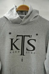2014 A/W MARBLES GAUZE MINI HOODED PARKA [KT'S] TOP GRAY