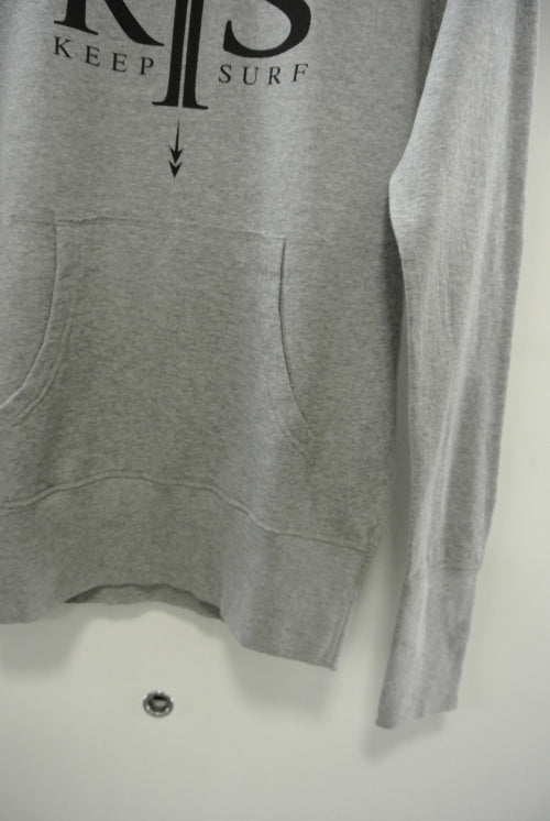 2014 A/W MARBLES GAUZE MINI HOODED PARKA [KT'S] TOP GRAY