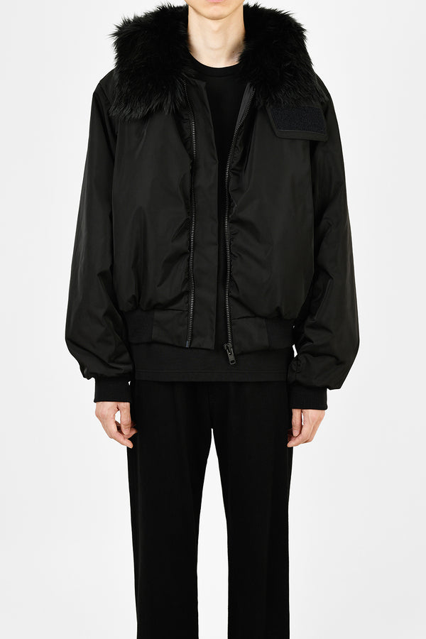 2026 A/W LAD MUSICIAN SOLO TWILL HOODED MA-1