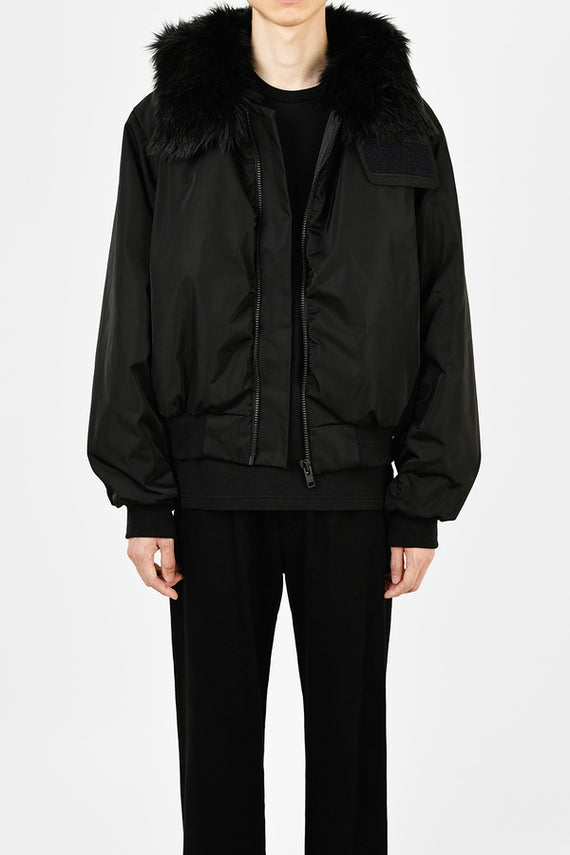 2026 A/W LAD MUSICIAN SOLO TWILL HOODED MA-1