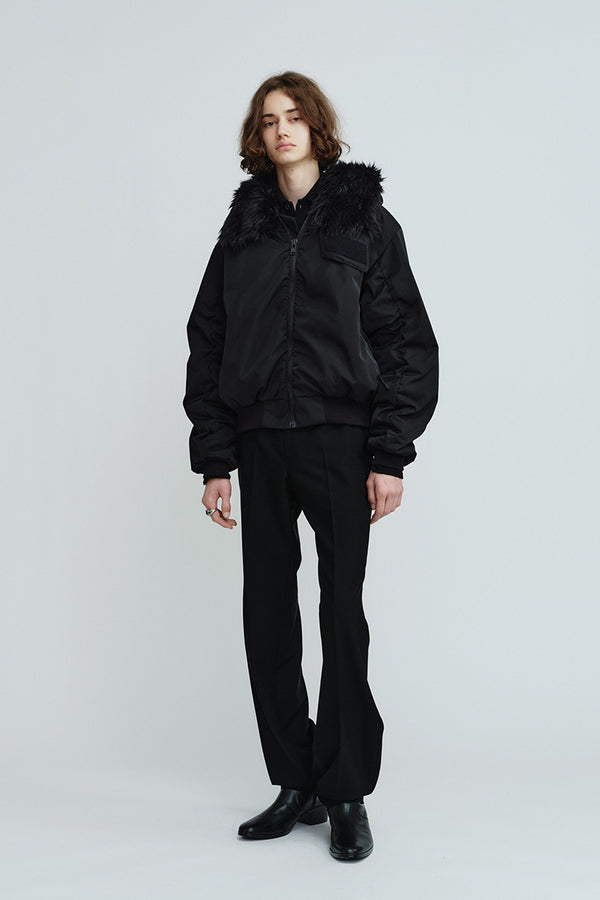 2026 A/W LAD MUSICIAN SOLO TWILL HOODED MA-1