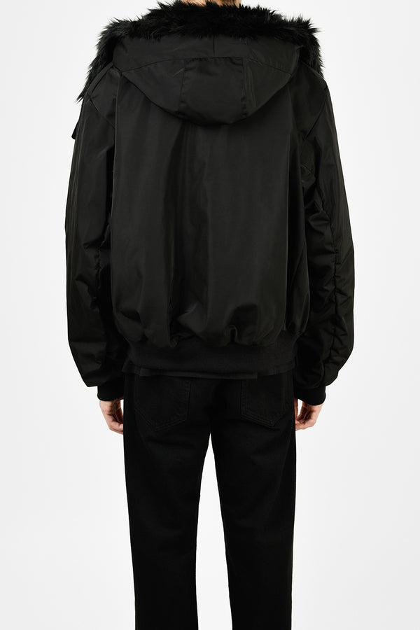 2026 A/W LAD MUSICIAN SOLO TWILL HOODED MA-1