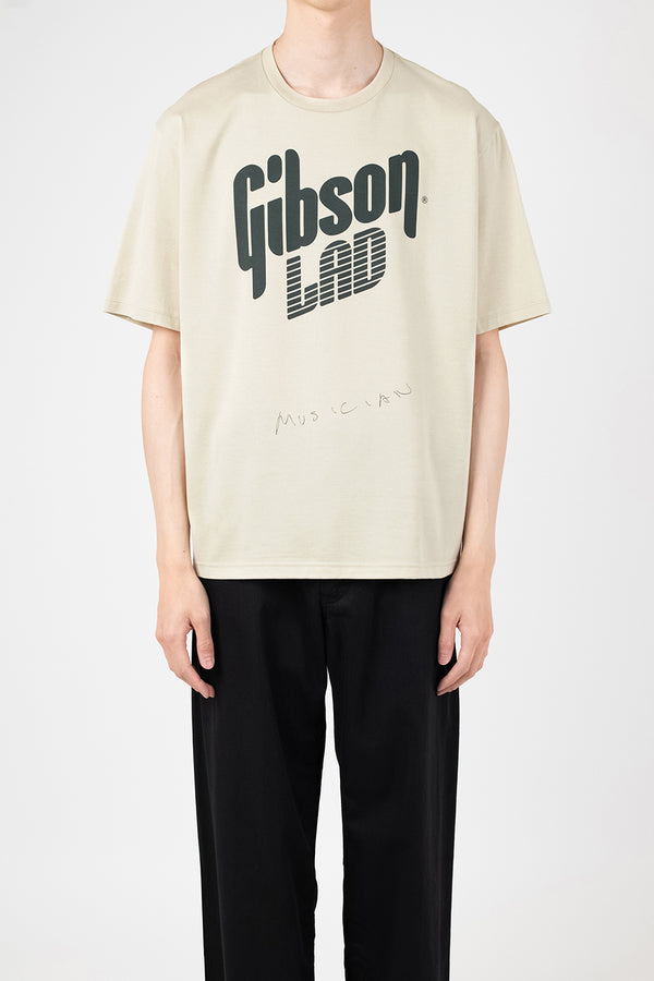 2026 S/S LAD MUSICIAN Gibson × LAD MUSICIAN PRINT T-SHIRT801