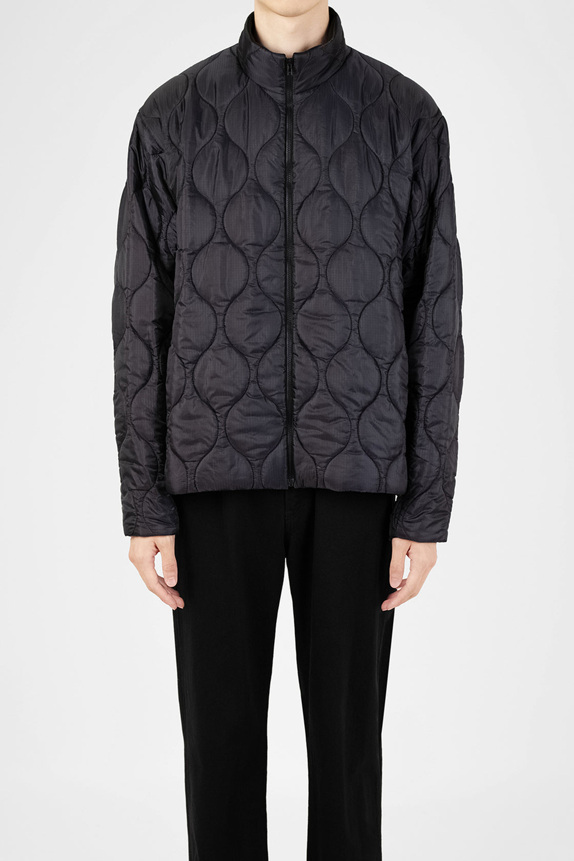 2026 A/W LAD MUSICIAN W RIPSTOP QUILT BLOUSON