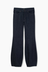 2026 A/W LAD MUSICIAN 11.5oz DENIM FLARE DRAPE PANTS