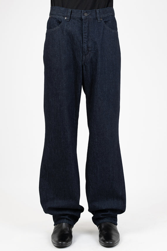 2026 A/W LAD MUSICIAN 11.5oz DENIM FLARE DRAPE PANTS
