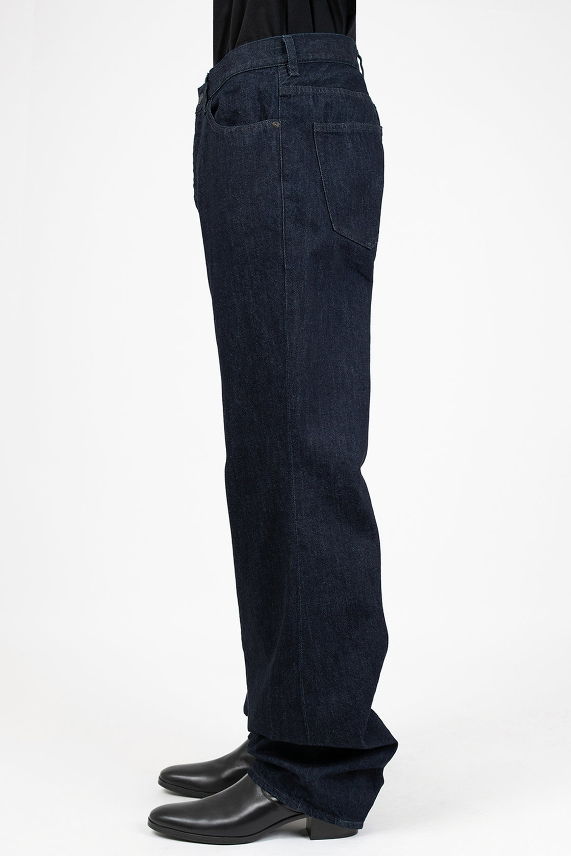 2026 A/W LAD MUSICIAN 11.5oz DENIM FLARE DRAPE PANTS