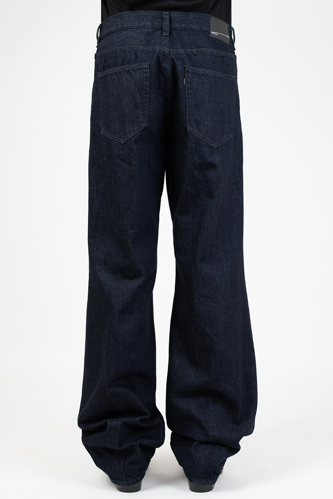 2026 A/W LAD MUSICIAN 11.5oz DENIM FLARE DRAPE PANTS