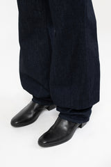 2026 A/W LAD MUSICIAN 11.5oz DENIM FLARE DRAPE PANTS