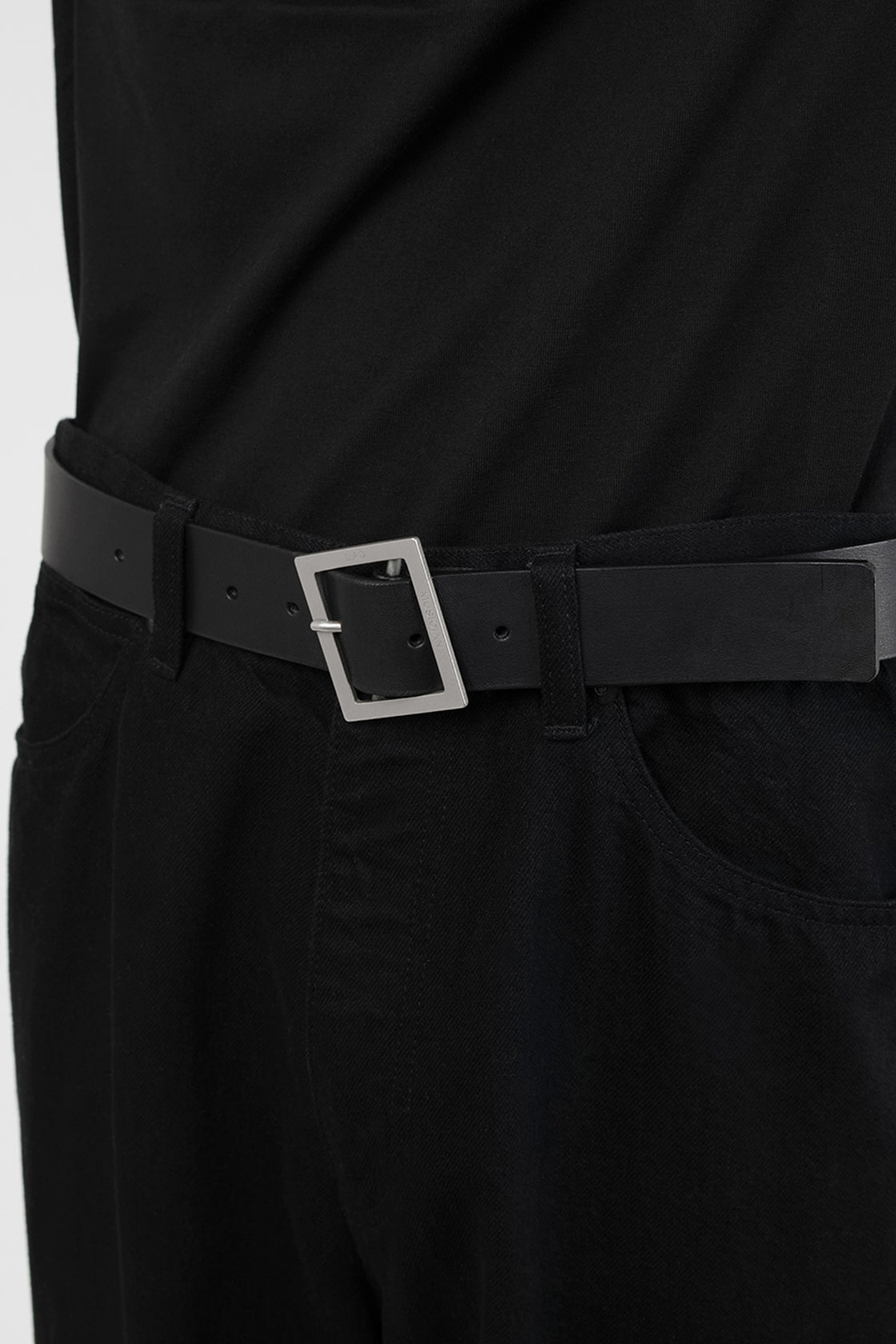 2026 A/W LAD MUSICIAN DIAGONAL BUCKLE BELT