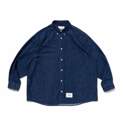 WTAPS 2023 BD 04 LS COTTON DENNIM デニムシャツシャツ種類BDシャツ