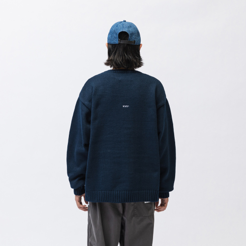 2023 A/W WTAPS CREW NECK 02 / SWEATER / POLY. SIGN「Lotus | ロータス」