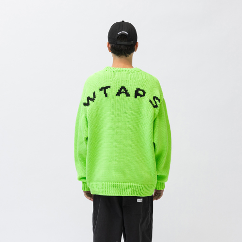 BLACK RESTOCK 2023 A/W WTAPS CREW NECK 01 / SWEATER / POLY. T-ROCK